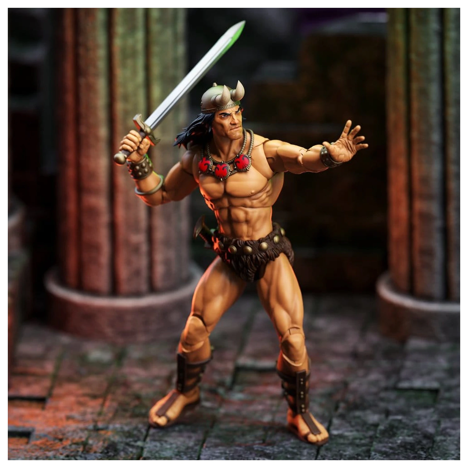 Conan the Barbarian Epic H.A.C.K.S. Action-Figuren The Tower of the Elephant Set: Young Conan und Yag Kosha Produktfoto