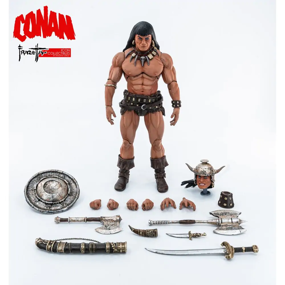 Conan the Barbarian Frazetta Icon Figur 17 cm Produktfoto