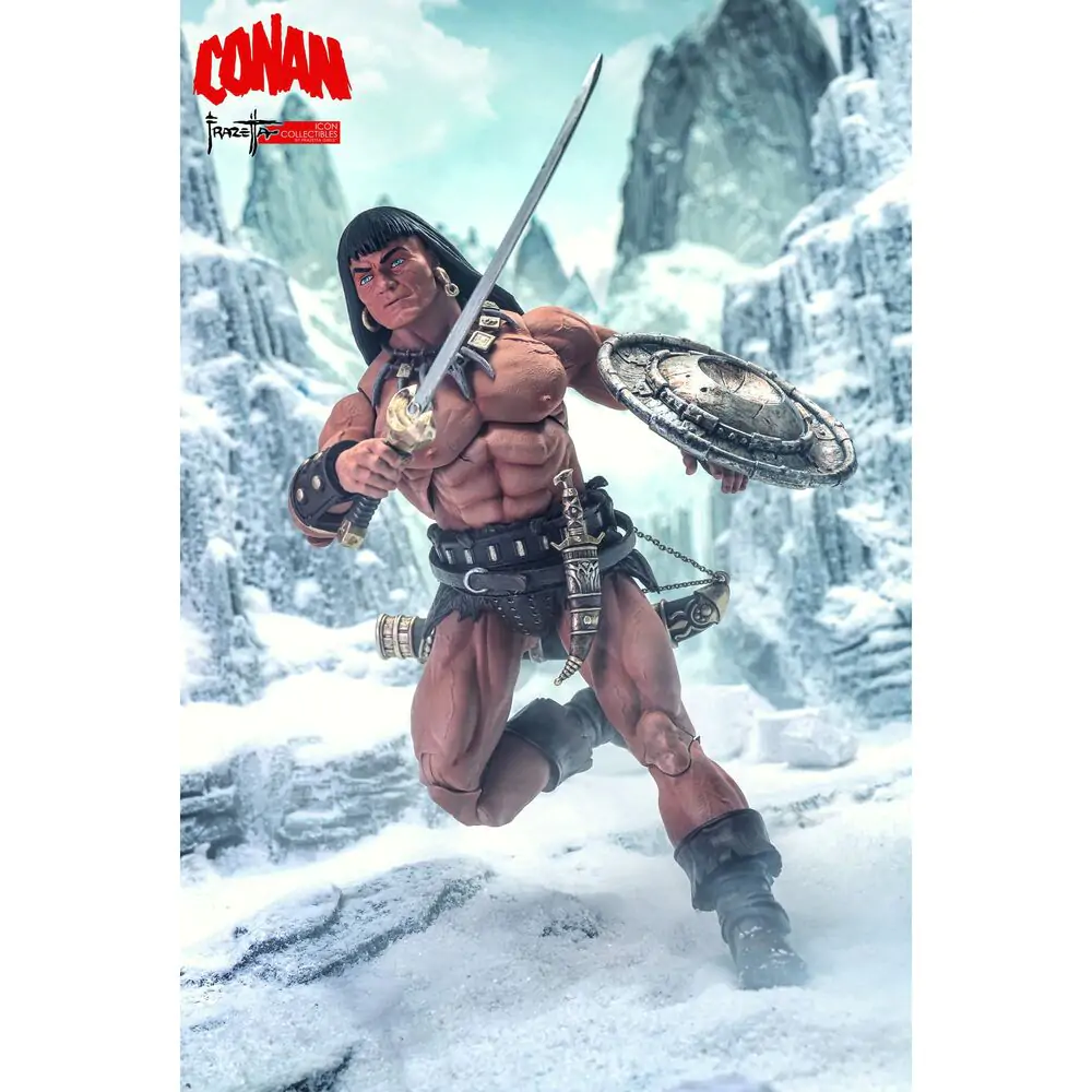 Conan the Barbarian Frazetta Icon Figur 17 cm Produktfoto