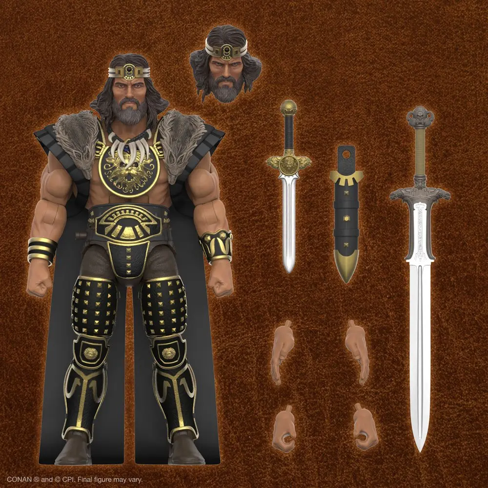 Conan der Barbar Ultimates Actionfigur King Conan 18 cm Produktfoto