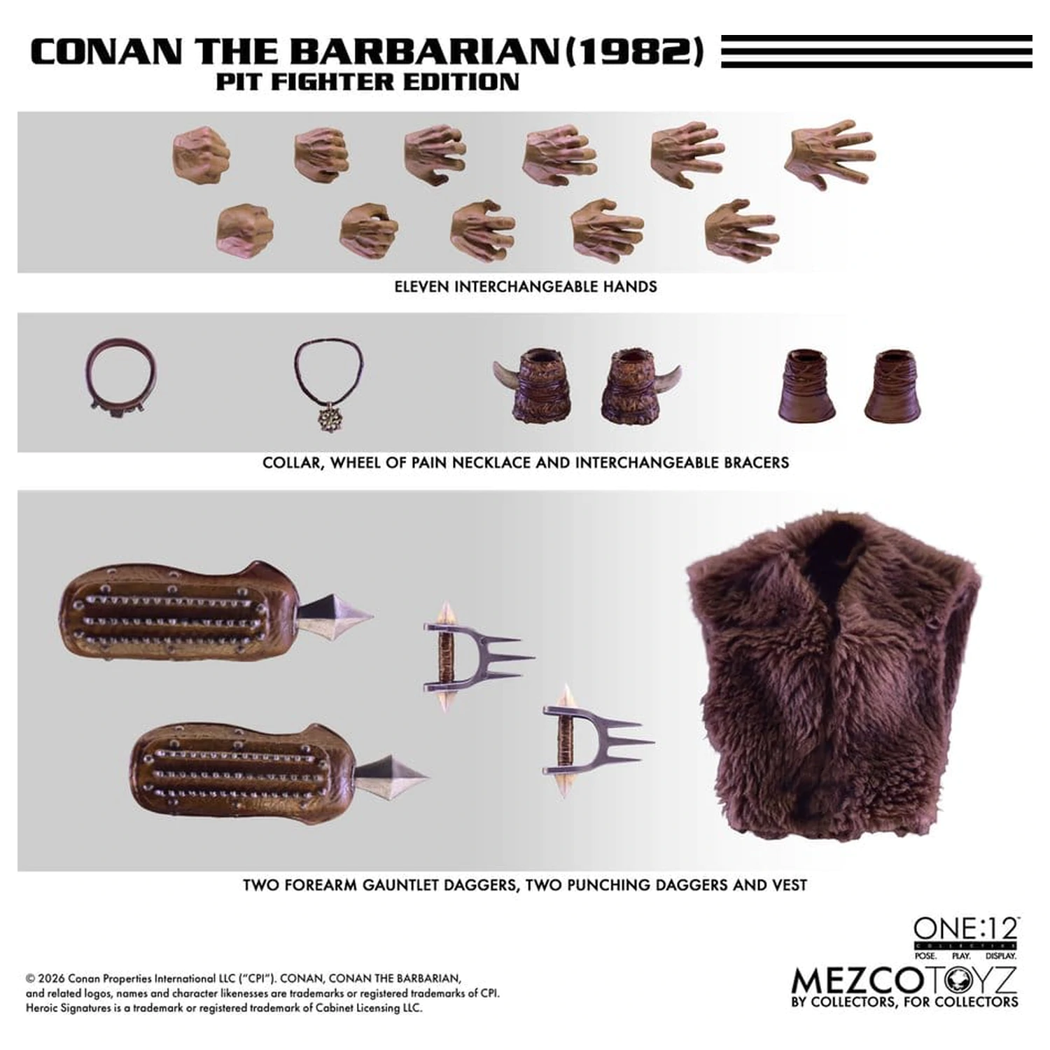 Conan the Barbarian One:12 Collective Action Figur 1/12 Conan (Pit Fighter Edition) 16 cm Produktfoto