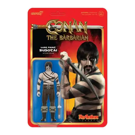 Conan Der Barbar ReAction Actionfigur Wave 02 Subotai (War Paint) 10 cm termékfotó