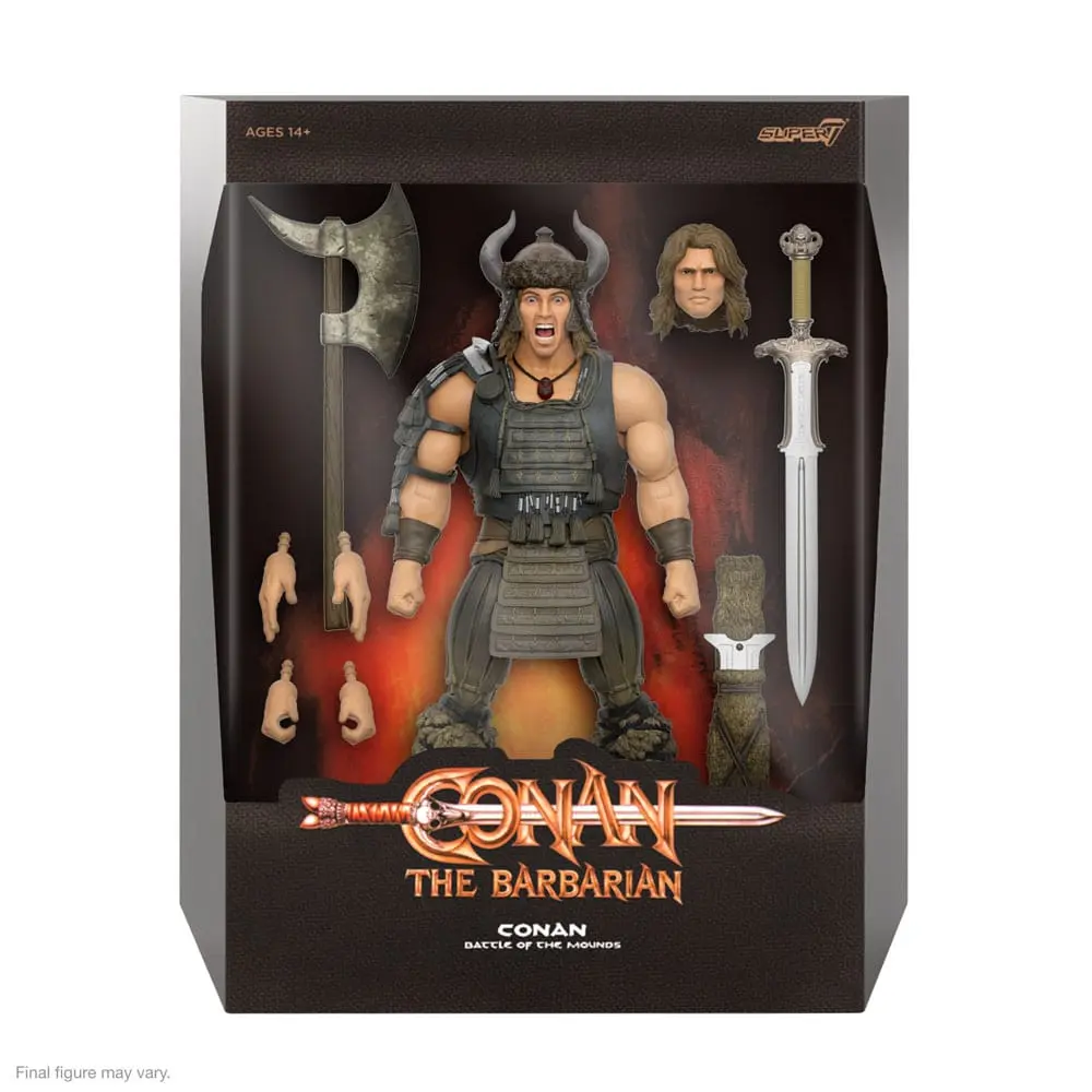 Conan der Barbar Ultimates Actionfigur Conan (Battle of the  Mounds) 18 cm termékfotó