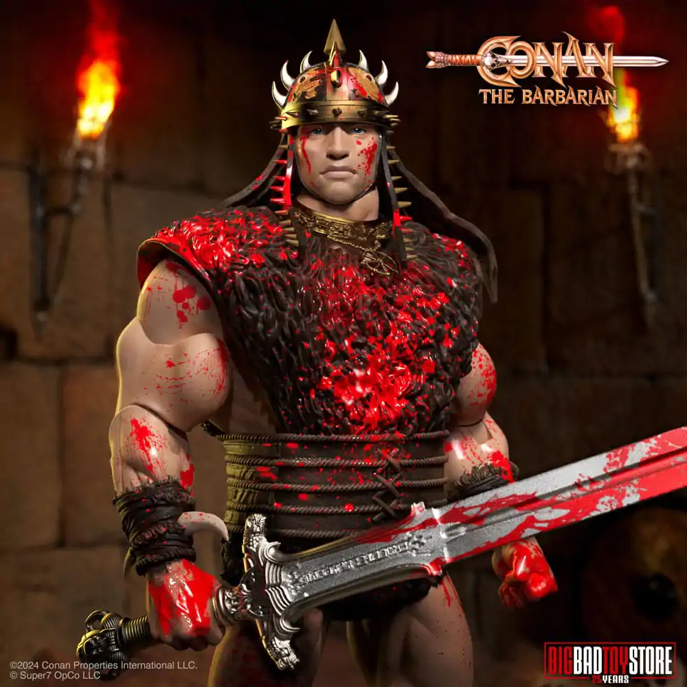 Conan the Barbarian Ultimates Action Figur Conan Blood Soaked Pit Fighter 18 cm Produktfoto