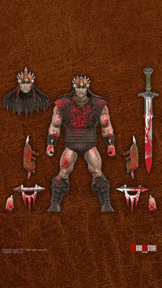 Conan the Barbarian Ultimates Action Figur Conan Blood Soaked Pit Fighter 18 cm Produktfoto