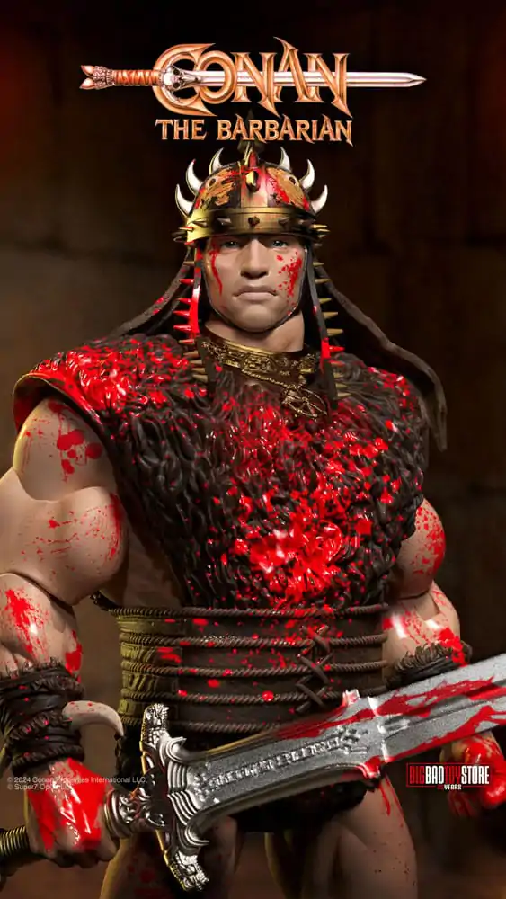 Conan the Barbarian Ultimates Action Figur Conan Blood Soaked Pit Fighter 18 cm Produktfoto