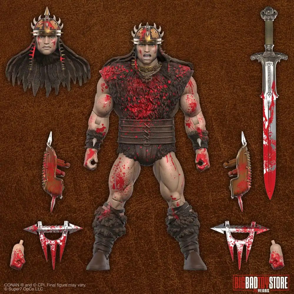 Conan the Barbarian Ultimates Action Figur Conan Blood Soaked Pit Fighter 18 cm Produktfoto