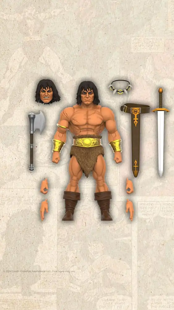 Conan der Barbar Ultimates Actionfigur Conan The Barbarian 18 cm termékfotó