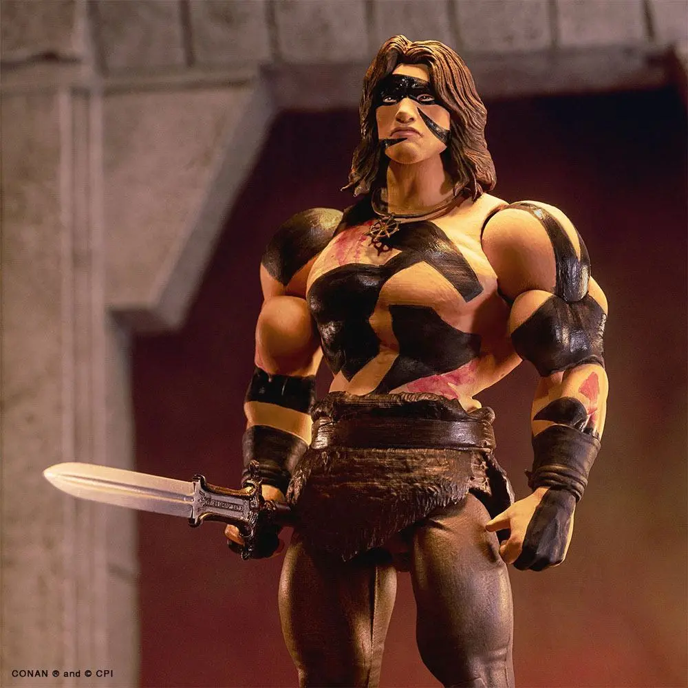 Conan der Barbar Ultimates Actionfigur Conan War Paint Conan 18 cm Produktfoto