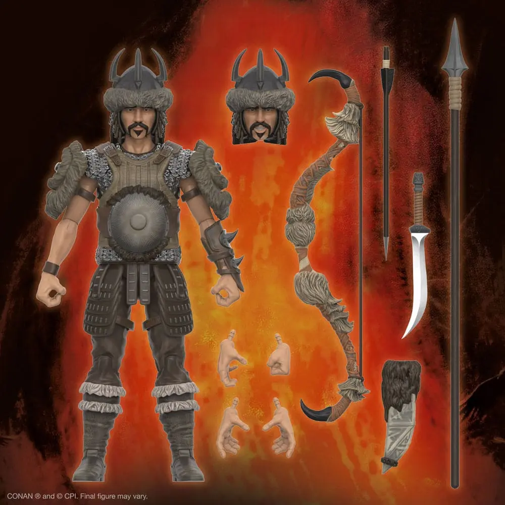 Conan der Barbar Ultimates Actionfigur Subotai (Battle of the  Mounds) 18 cm termékfotó