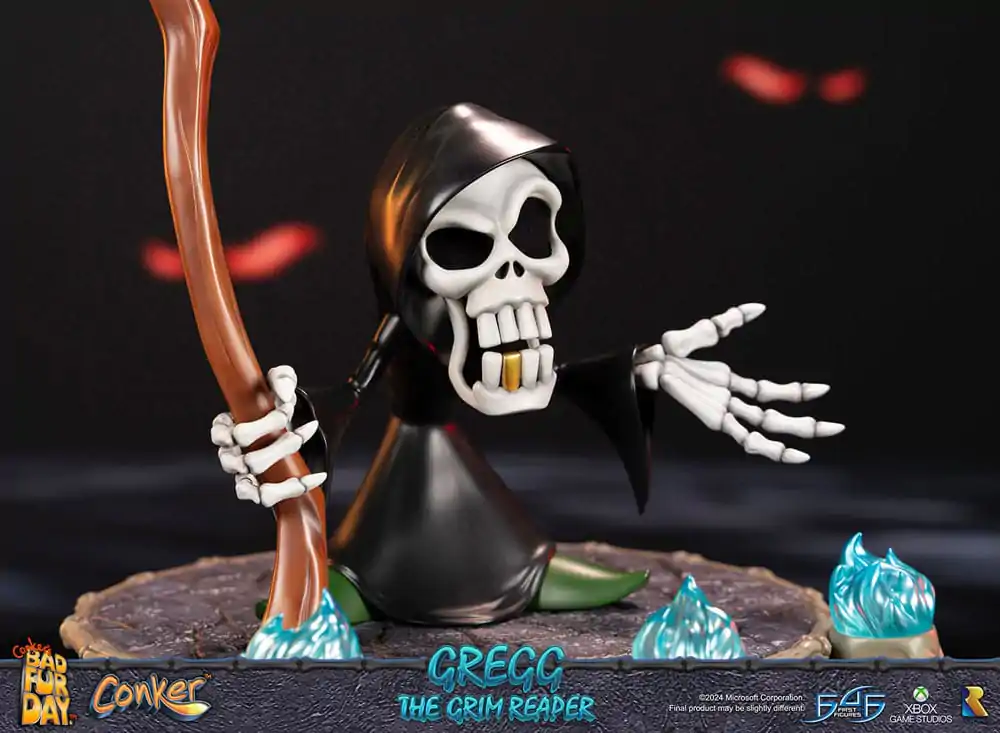 Conker: Conker's Bad Fur Day Statue Gregg the Grim Reaper 36 cm Produktfoto