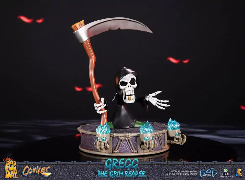 Conker: Conker's Bad Fur Day Statue Gregg the Grim Reaper 36 cm Produktfoto