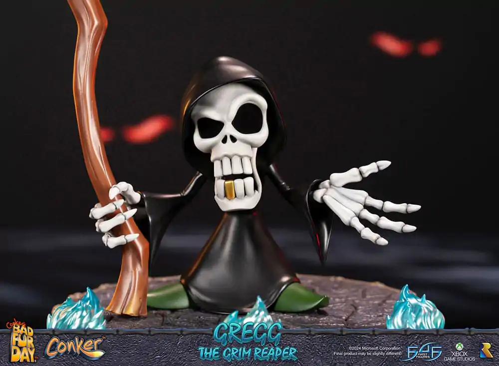 Conker: Conker's Bad Fur Day Statue Gregg the Grim Reaper 36 cm Produktfoto