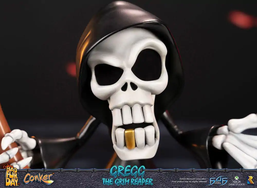 Conker: Conker's Bad Fur Day Statue Gregg the Grim Reaper 36 cm Produktfoto
