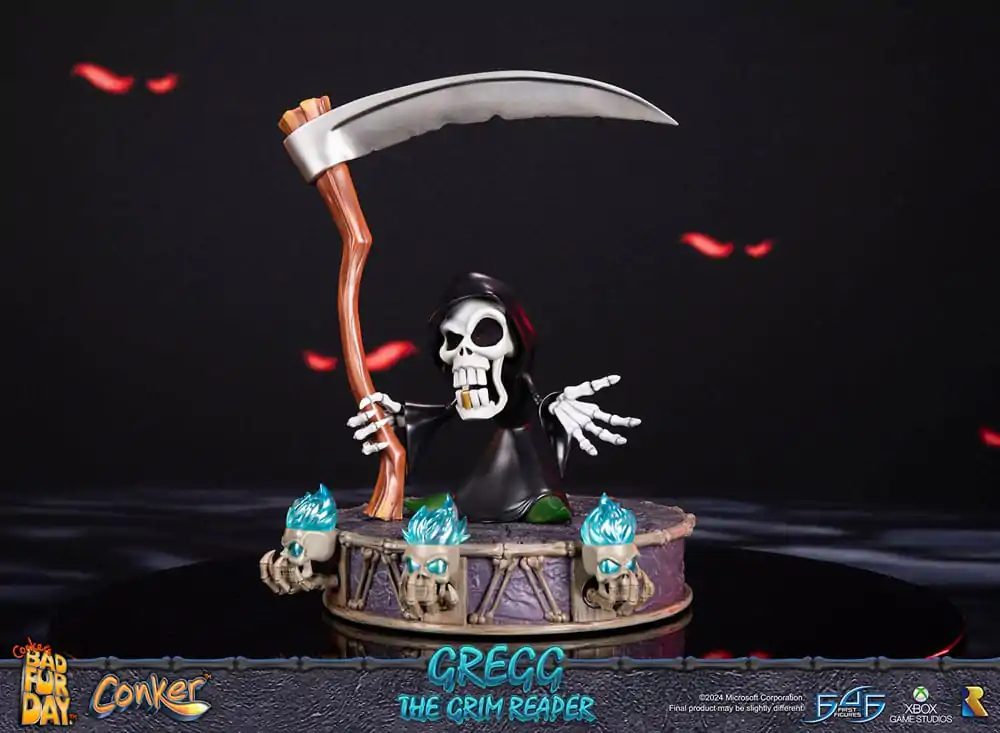 Conker: Conker's Bad Fur Day Statue Gregg the Grim Reaper 36 cm Produktfoto