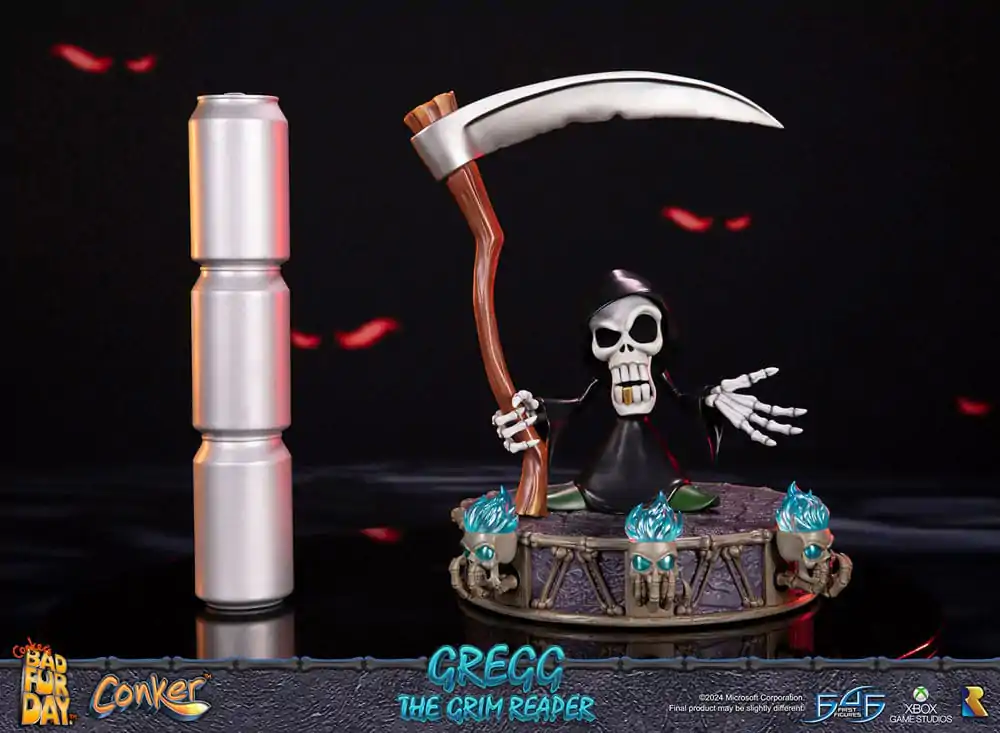 Conker: Conker's Bad Fur Day Statue Gregg the Grim Reaper 36 cm Produktfoto