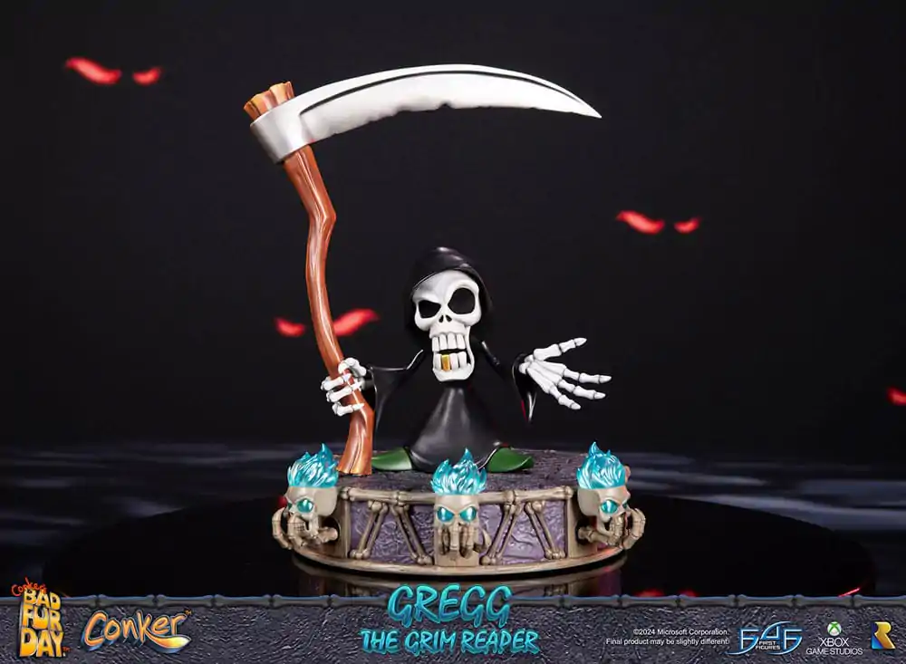 Conker: Conker's Bad Fur Day Statue Gregg the Grim Reaper 36 cm Produktfoto