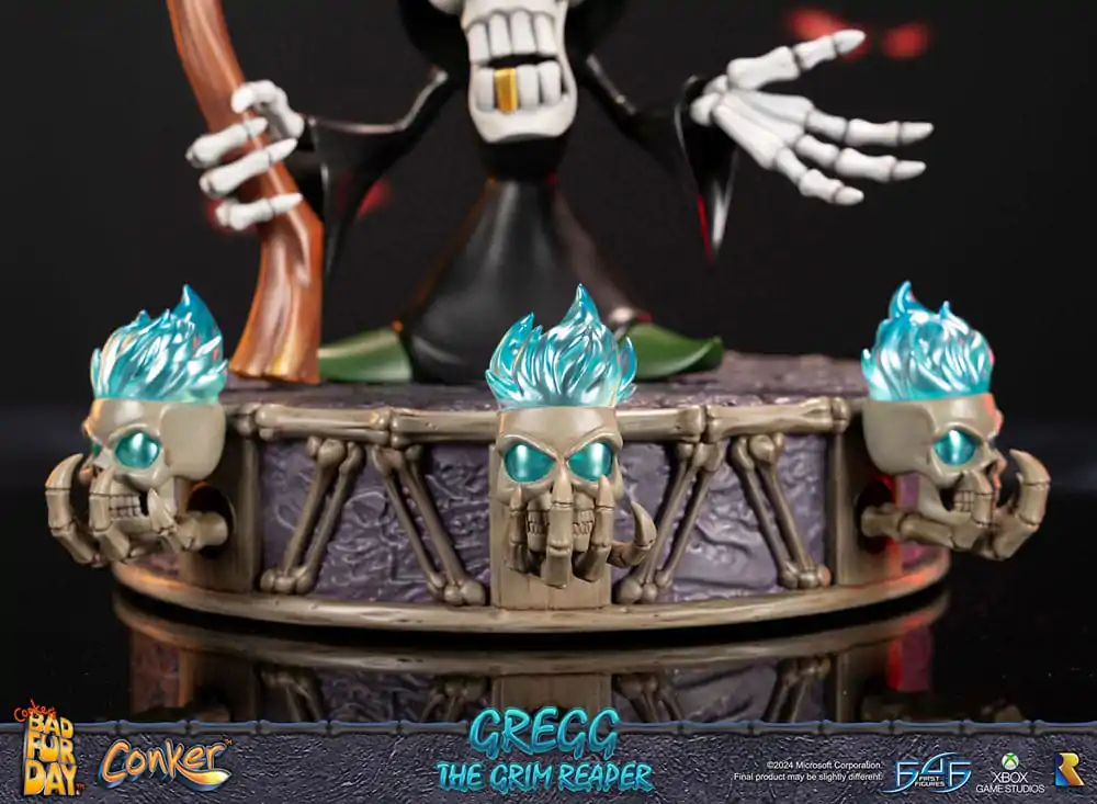 Conker: Conker's Bad Fur Day Statue Gregg the Grim Reaper 36 cm Produktfoto