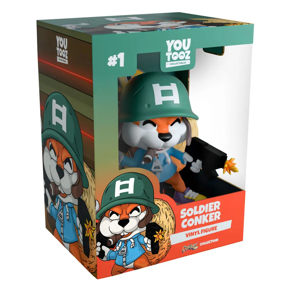 Conker's Bad Fur Day Vinyl Figur Soldier Cronker 12 cm Produktfoto