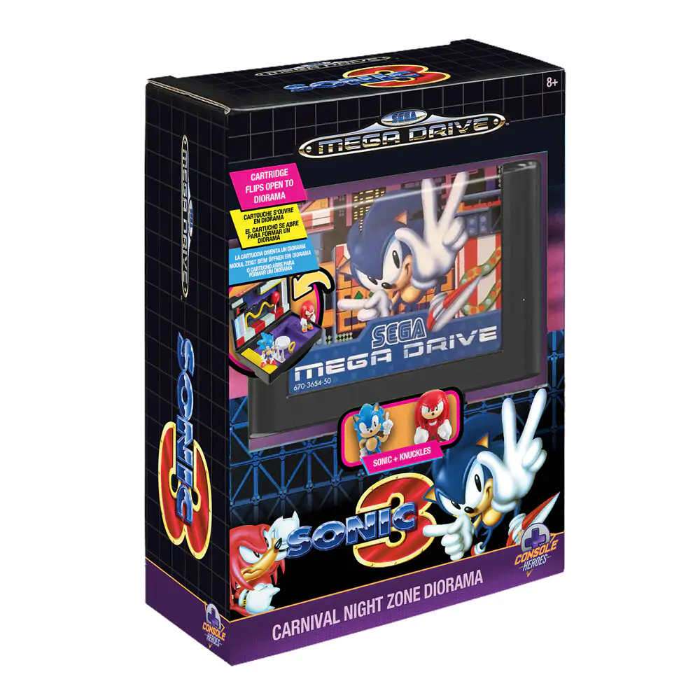 Console Heroes Sonic The Hedgehog 3 Mega Drive Diorama Produktfoto