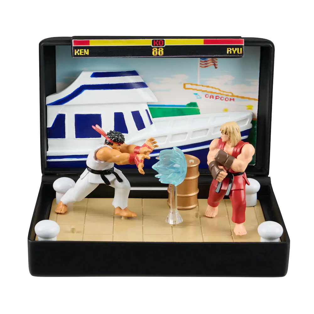 Console Heroes Street Fighter Mega Drive Diorama Produktfoto