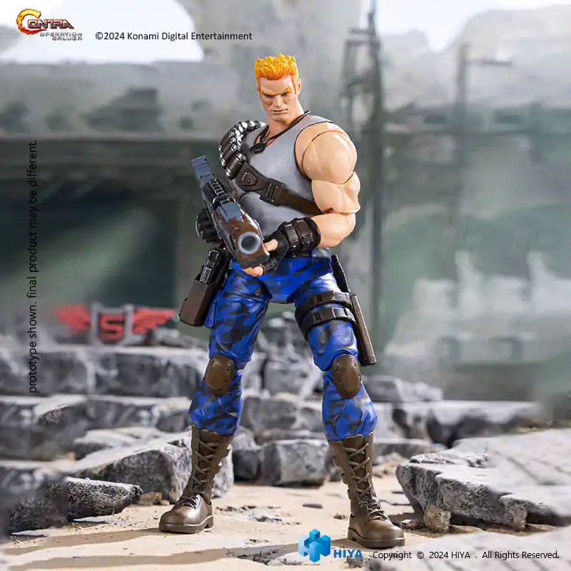 Contra: Operation Galuga Exquisite Basic Actionfigur Bill Rizer 16 cm termékfotó