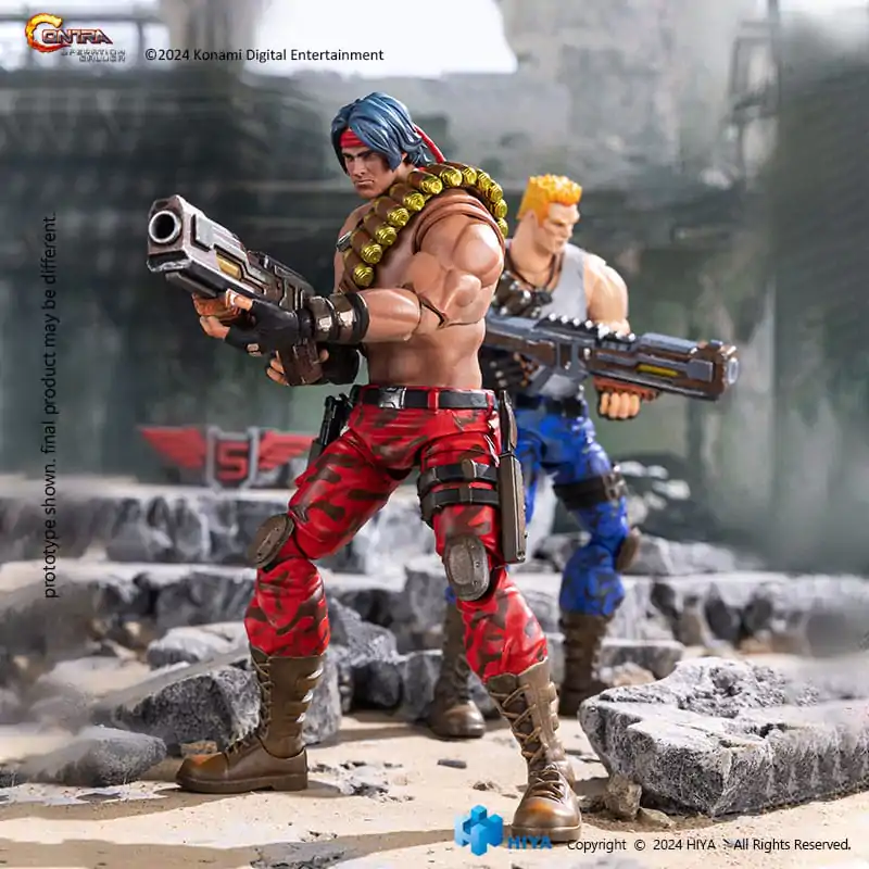 Contra: Operation Galuga Exquisite Basic Actionfigur Bill Rizer 16 cm termékfotó