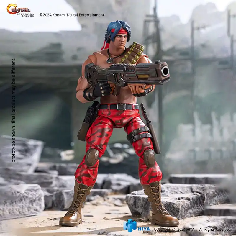 Contra: Operation Galuga Exquisite Basic Actionfigur Lance Bean 16 cm termékfotó