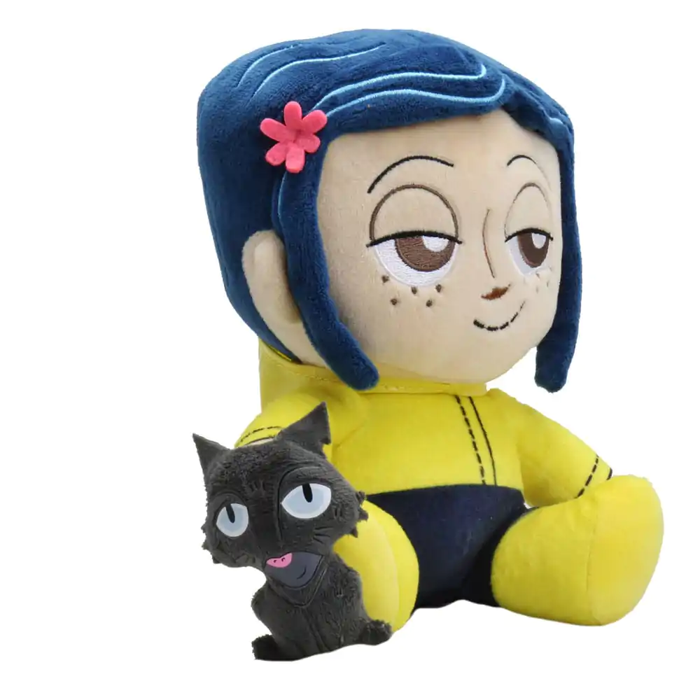 Coraline Phunny Plüsch Figur Coraline and the Cat 20 cm Produktfoto