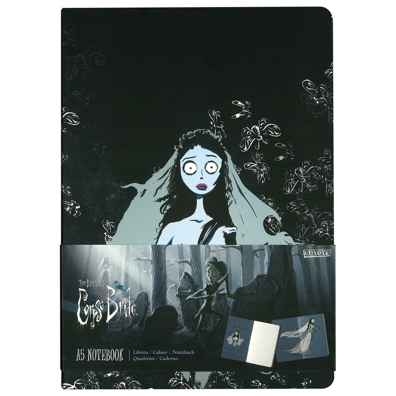 Corpse Bride Softcover Notizbuch Emily 21 cm Produktfoto