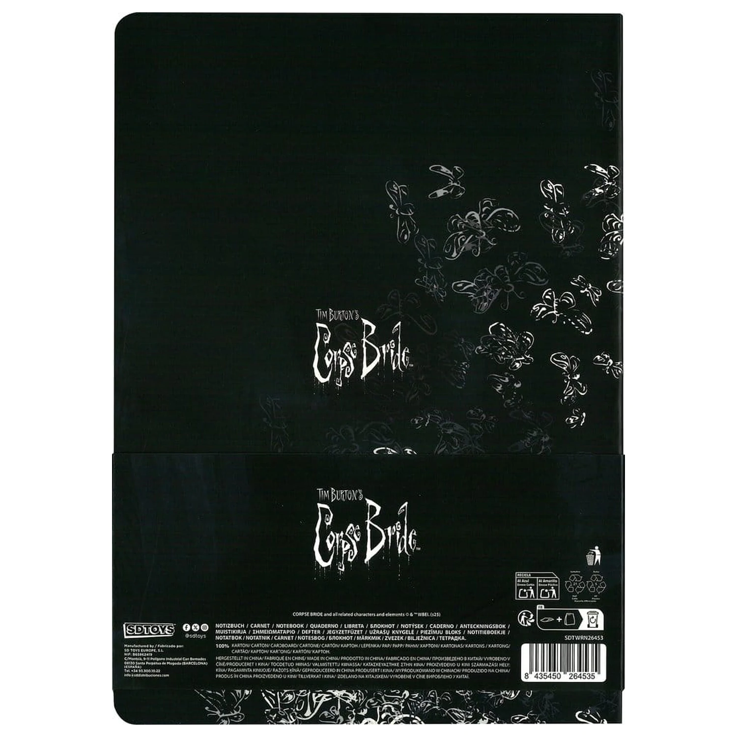 Corpse Bride Softcover Notizbuch Emily 21 cm Produktfoto