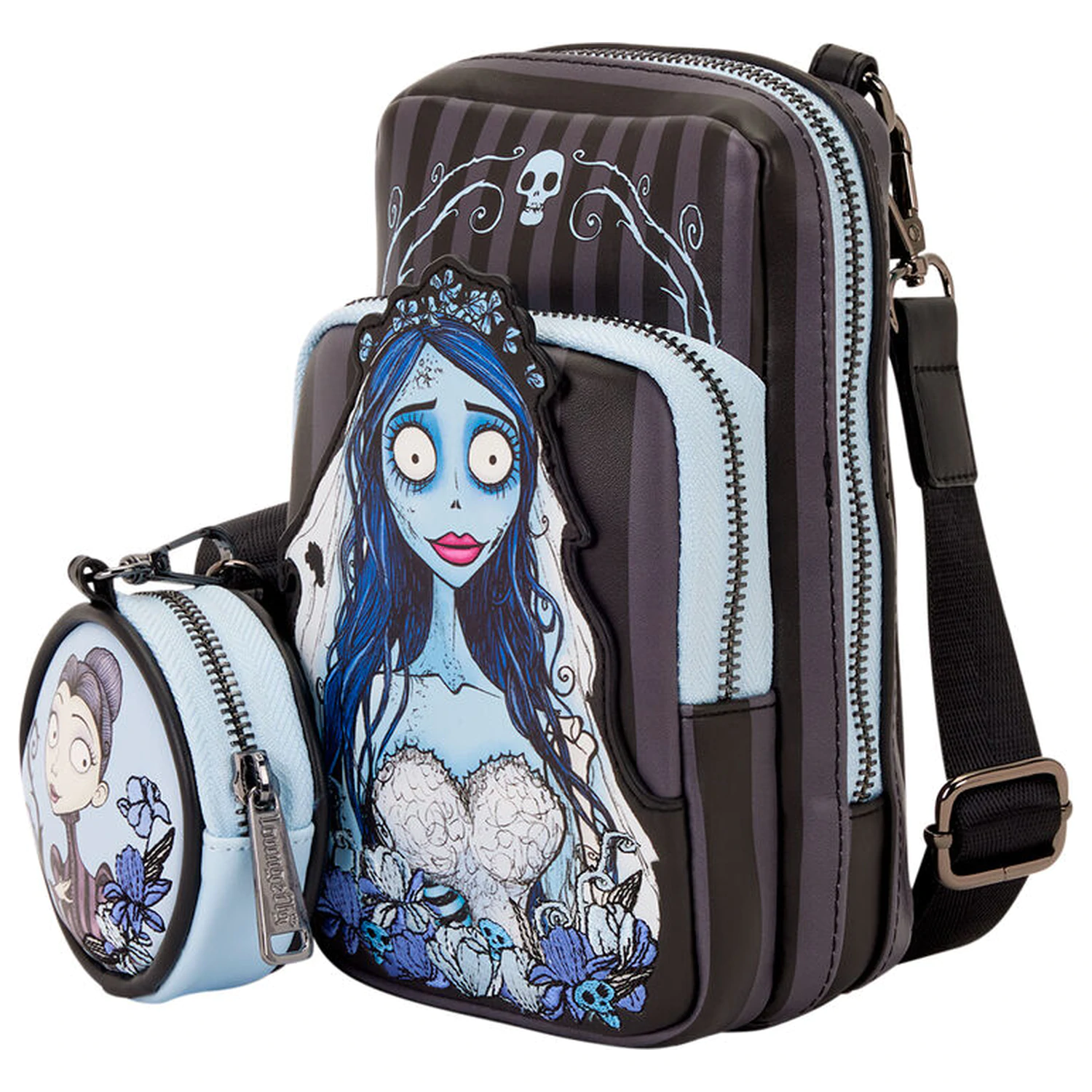 Loungefly Corpse Bride Umhängetasche + Geldbörse Produktfoto