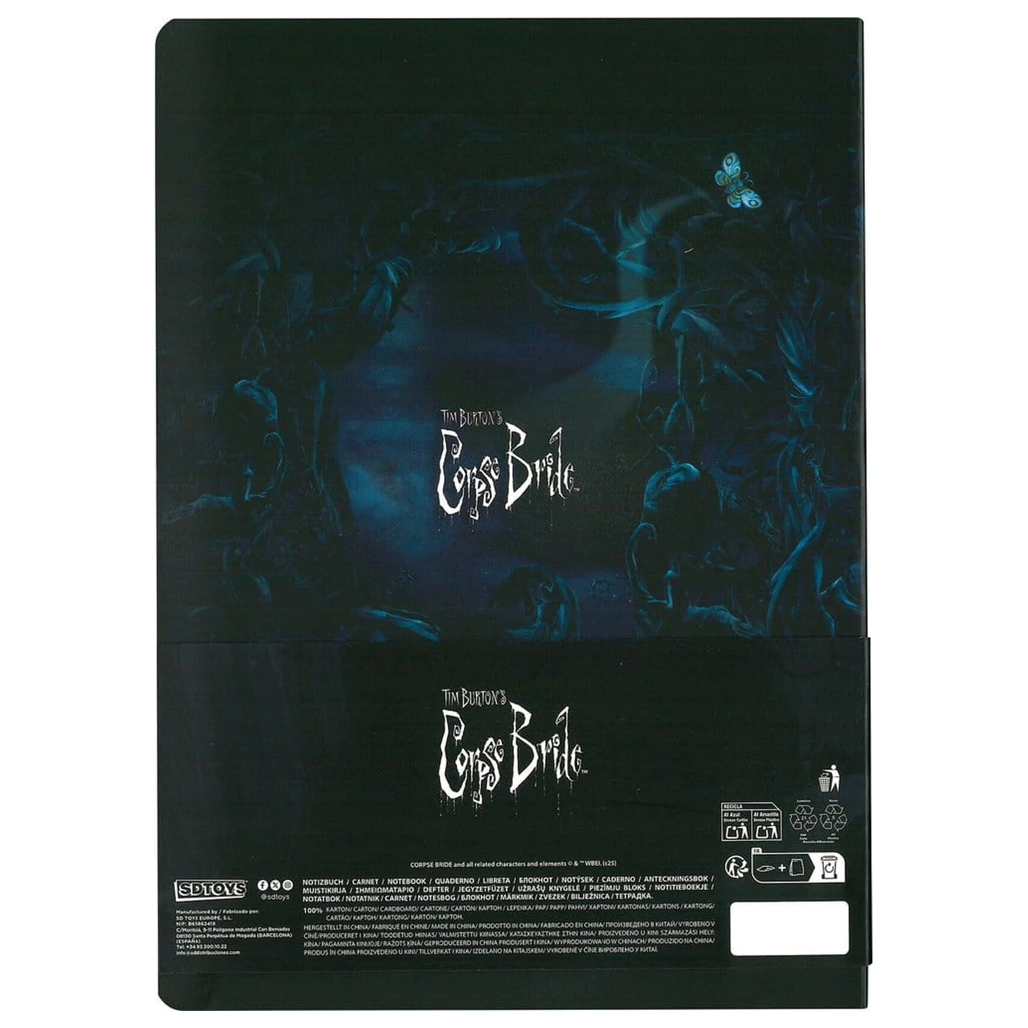 Corpse Bride Softcover Notizbuch Film Poster 21 cm Produktfoto