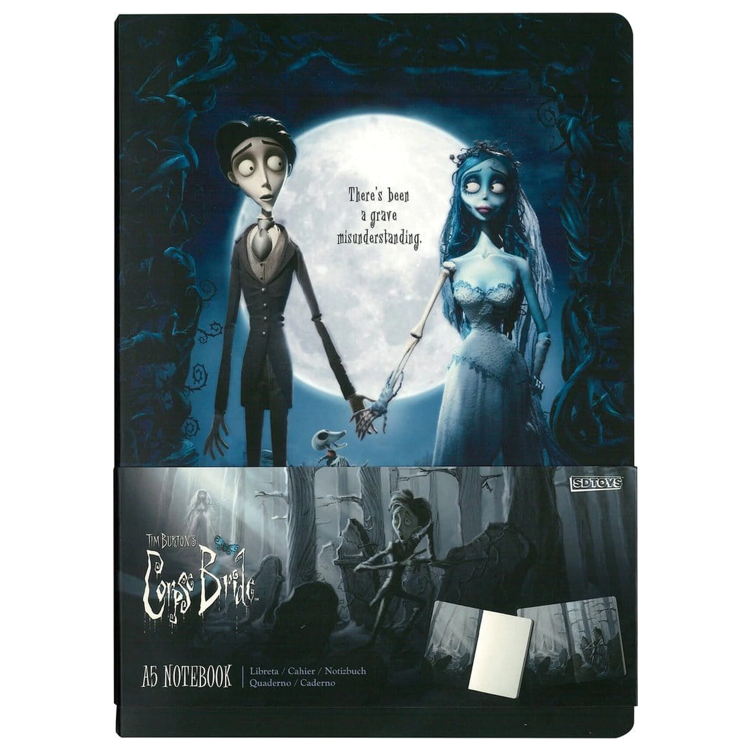 Corpse Bride Softcover Notizbuch Film Poster 21 cm Produktfoto