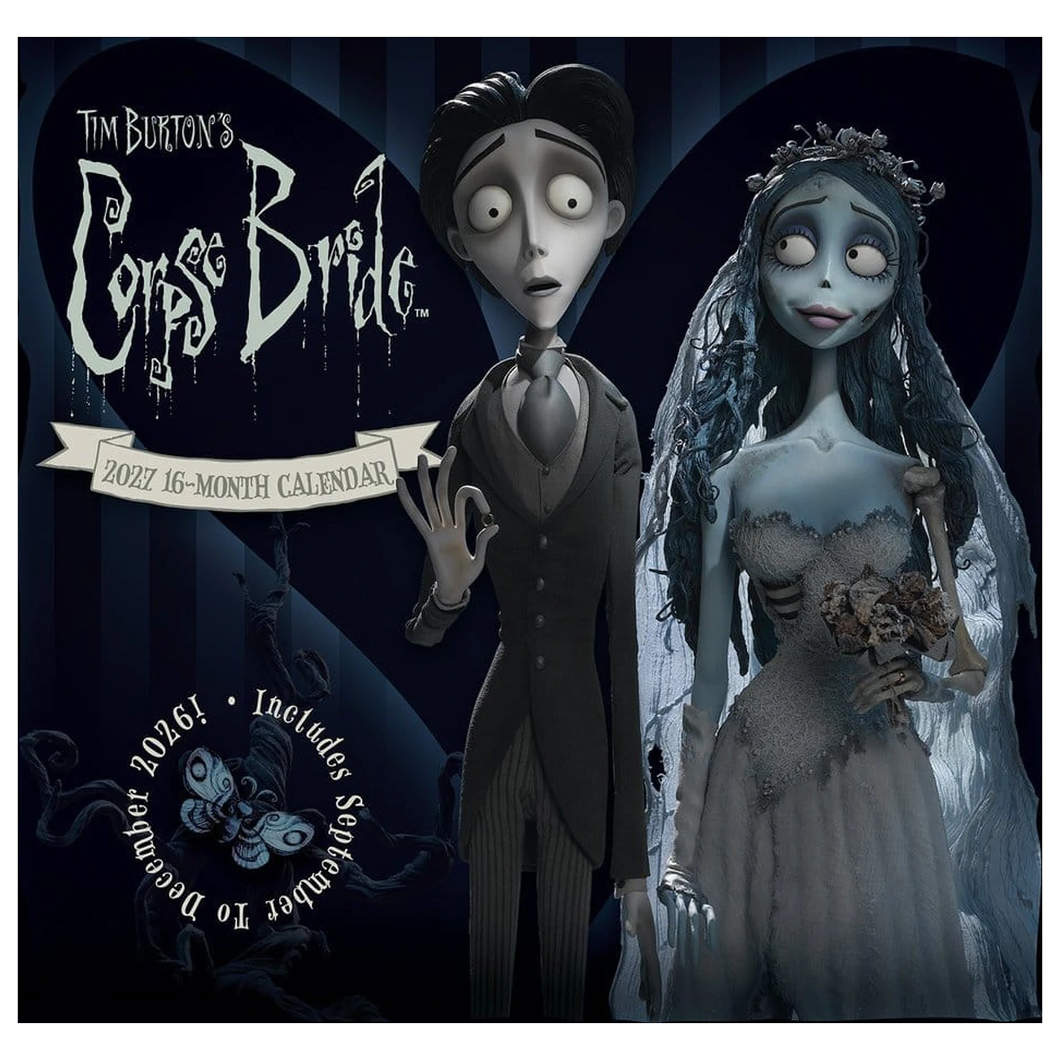 Corpse Bride Kalender 2027 30 x 30 cm Produktfoto