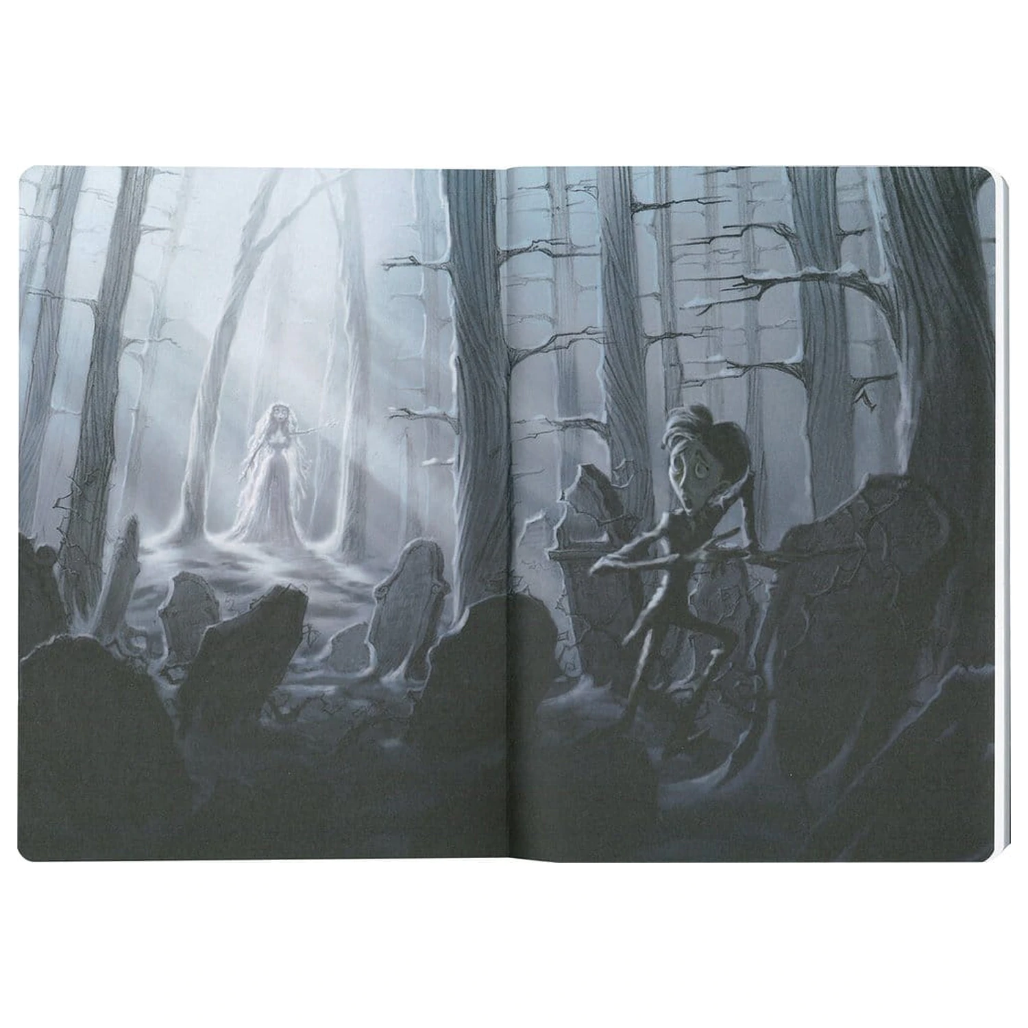 Corpse Bride Softcover Notizbuch Skeleton Version B 21 cm Produktfoto