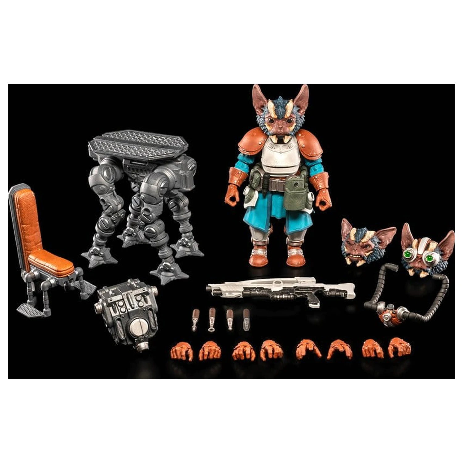 Cosmic Legions Mortal Thorn Actionfigur Dr. Zajjarii Produktfoto