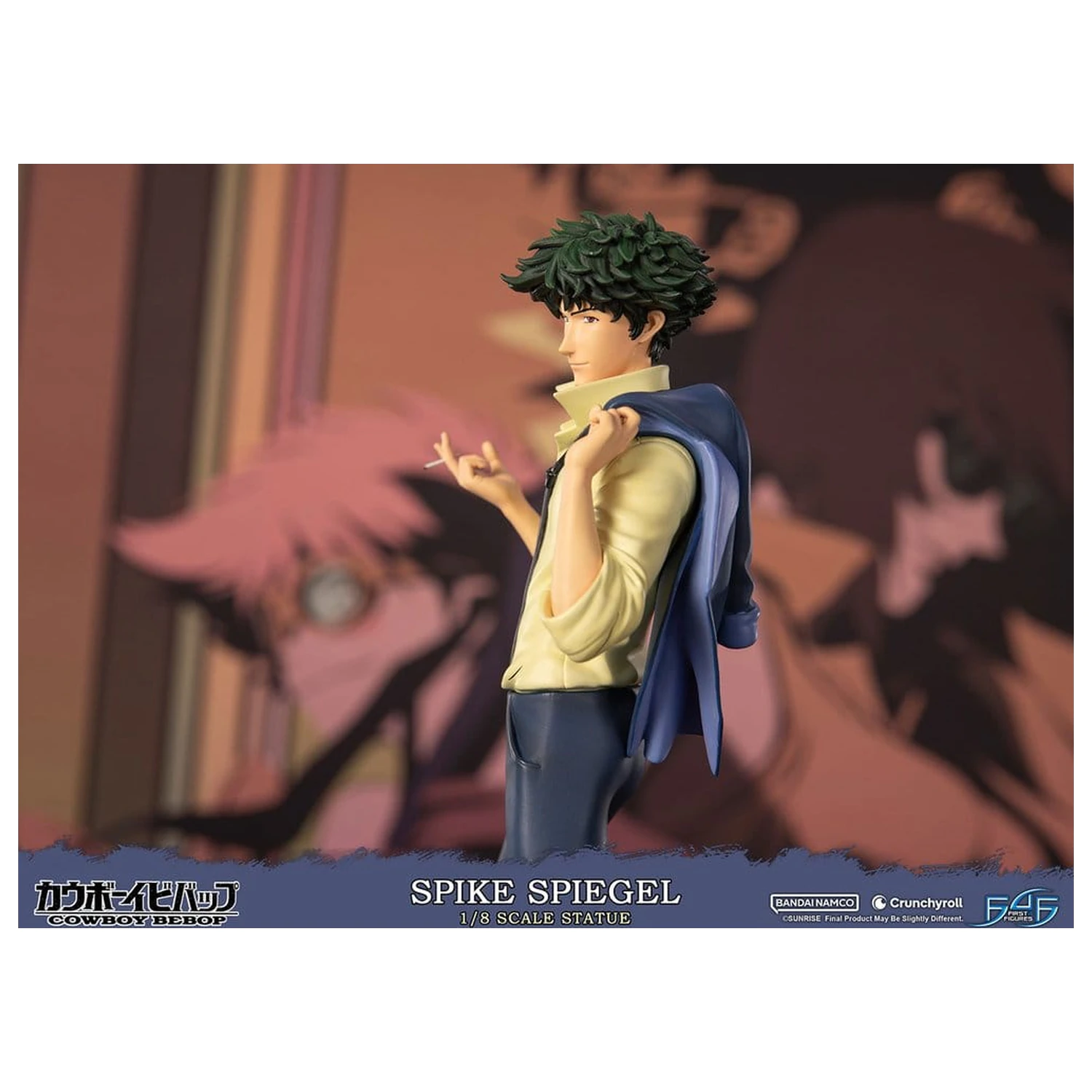Cowboy Bebop Kunstharzstatue 1/8 Spike Spiegel 34 cm Produktfoto