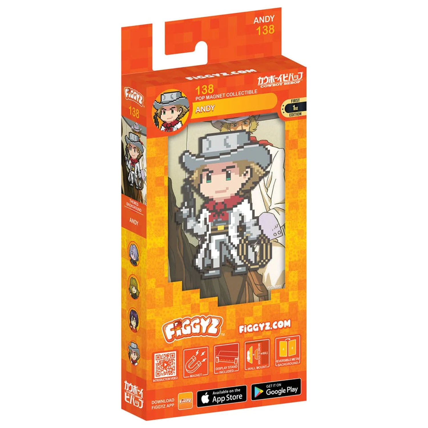 Cowboy Bebop FiGGYZ Magnet Sammelfigur Andy 11 cm Produktfoto