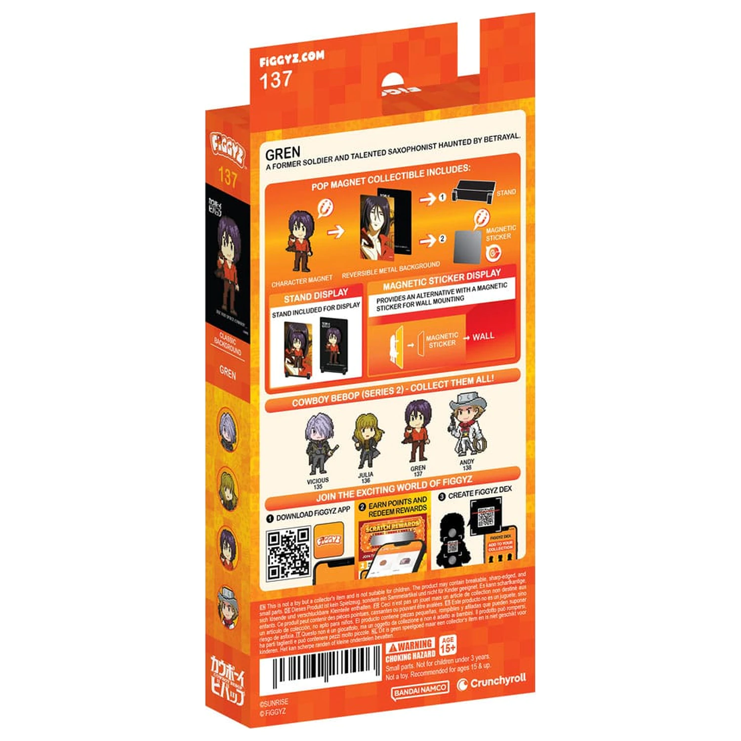 Cowboy Bebop FiGGYZ Magnet Sammlerstück 11 cm Produktfoto