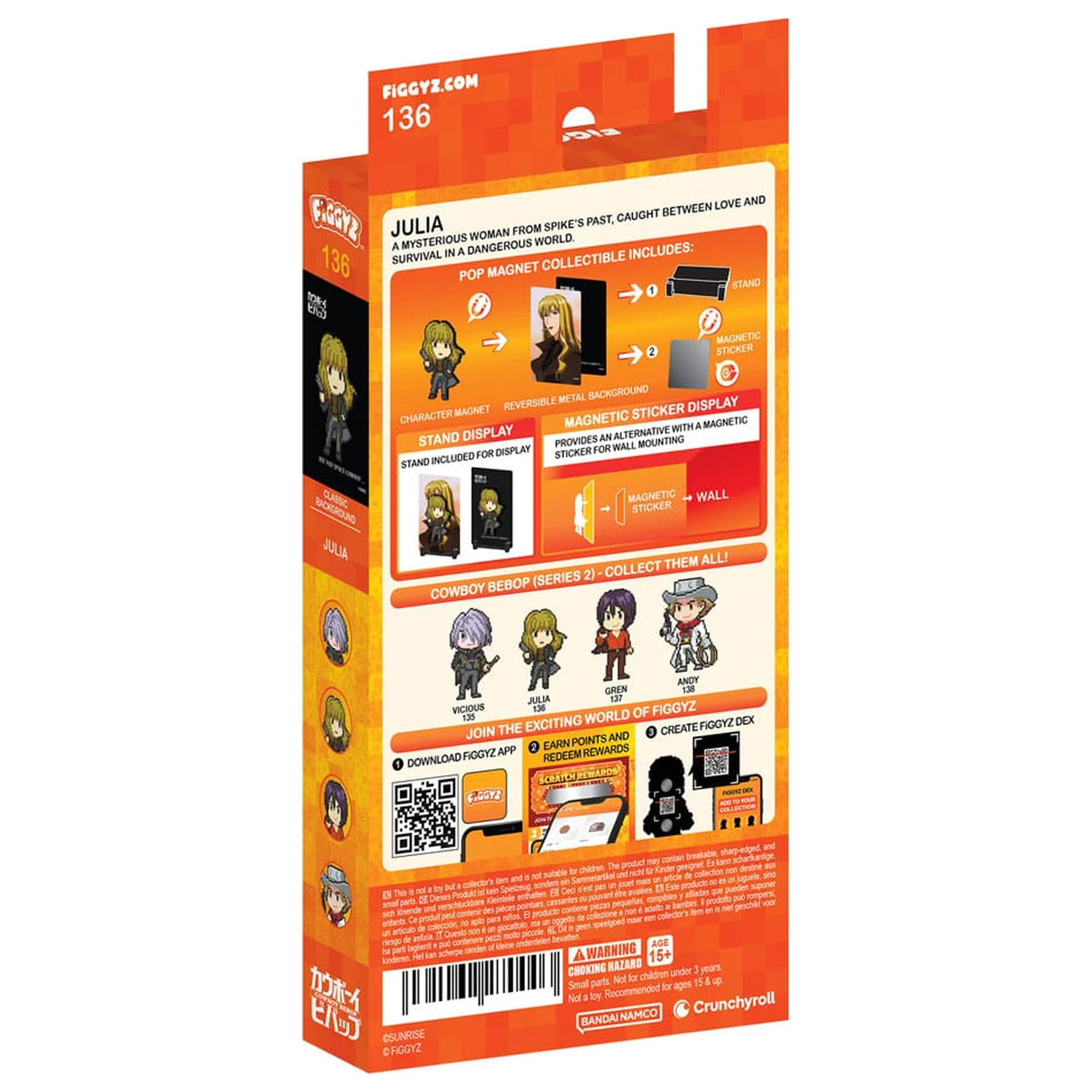 Cowboy Bebop FiGGYZ Magnet Sammelfigur Julia 11 cm Produktfoto