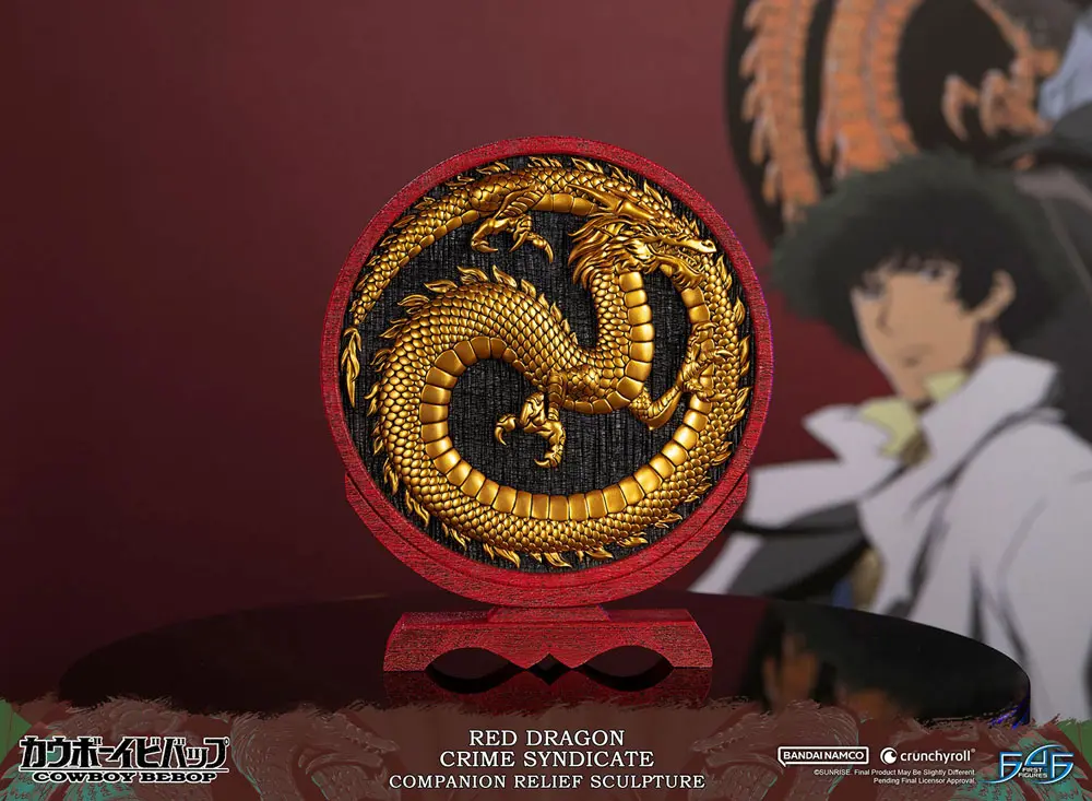 Cowboy Bebop Skulptur Red Dragon Crime Syndicate Companion Relief 35 cm termékfotó