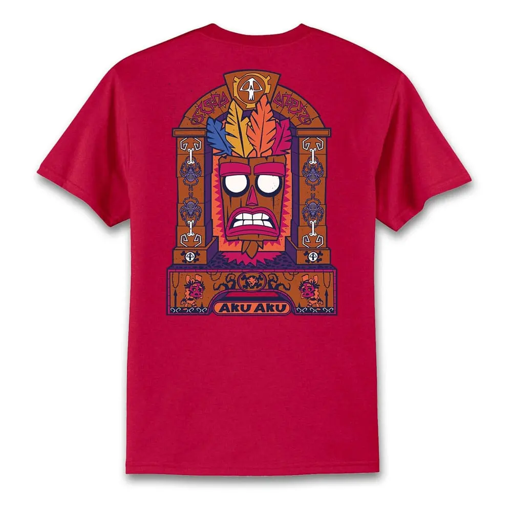 Crash Bandicoot Aku Aku tribal T-shirt Produktfoto