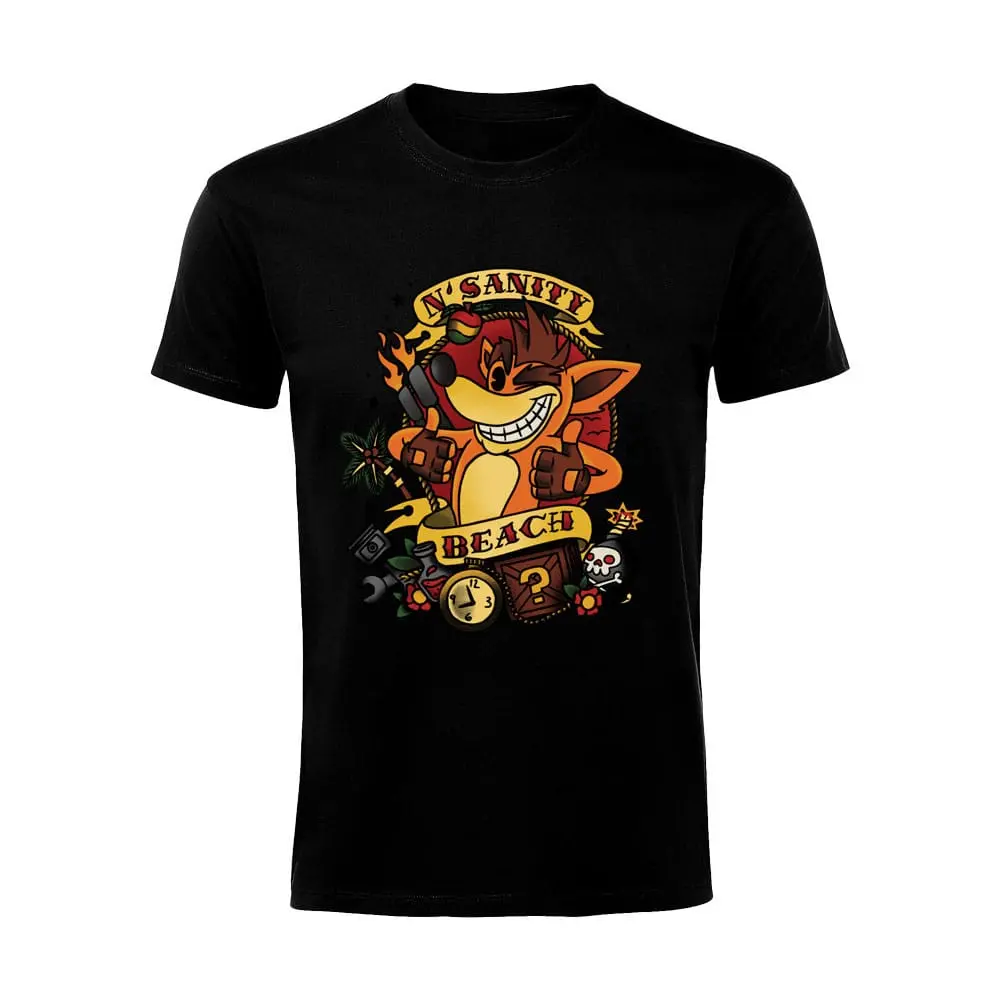 Crash Bandicoot Biker T-shirt Produktfoto
