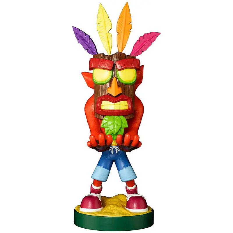 Crash Bandicoot Cable Guy Aku Aku Crash 20 cm Produktfoto