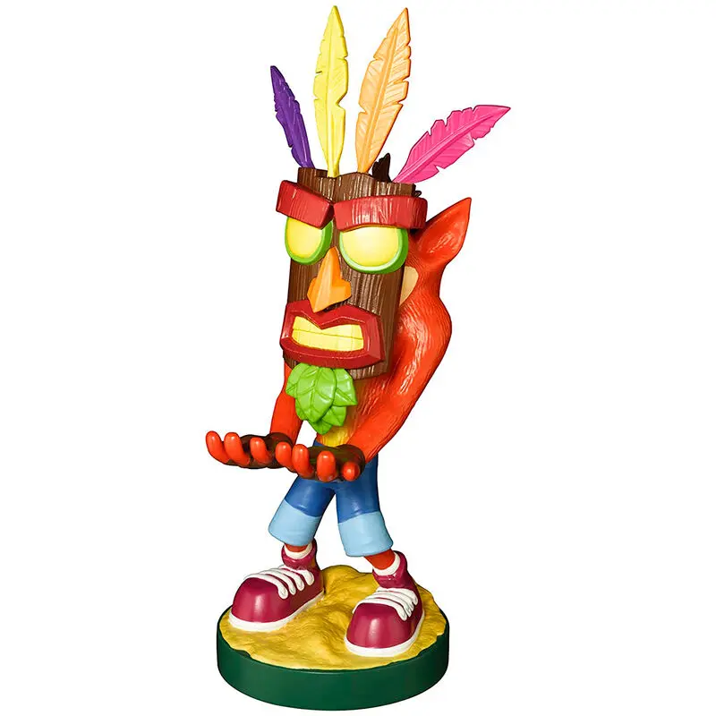 Crash Bandicoot Cable Guy Aku Aku Crash 20 cm Produktfoto