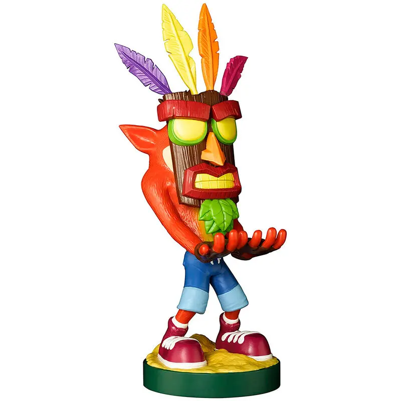 Crash Bandicoot Cable Guy Aku Aku Crash 20 cm Produktfoto