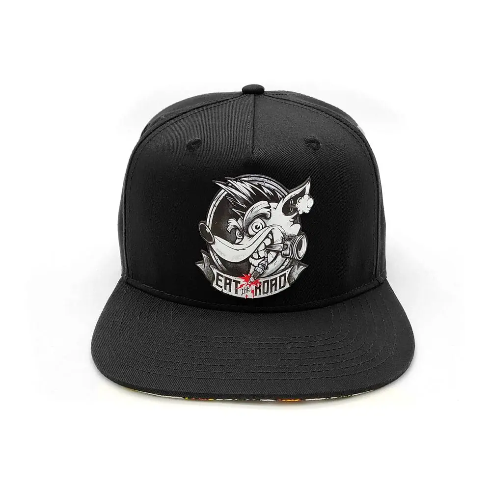 Crash Bandicoot Snapback Cap Eat the Road Produktfoto