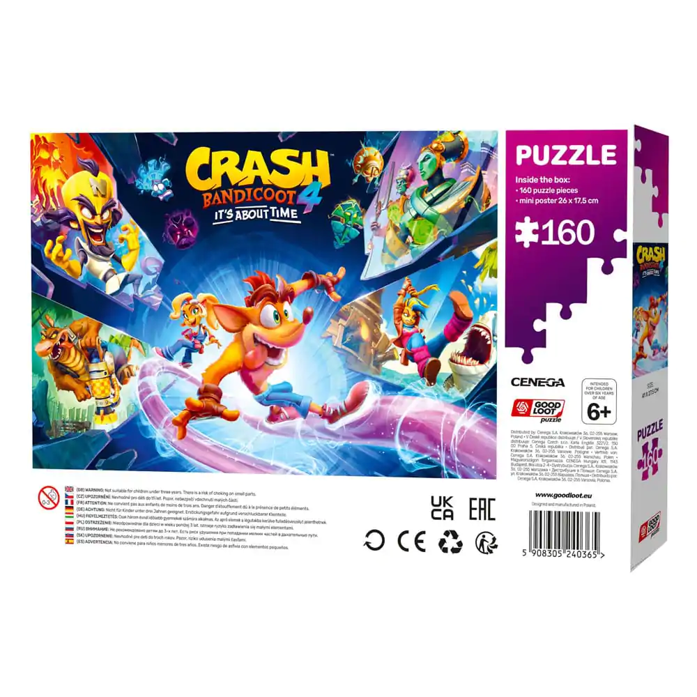 Crash Bandicoot 4 Kids Puzzle It's About Time (160 Teile) termékfotó