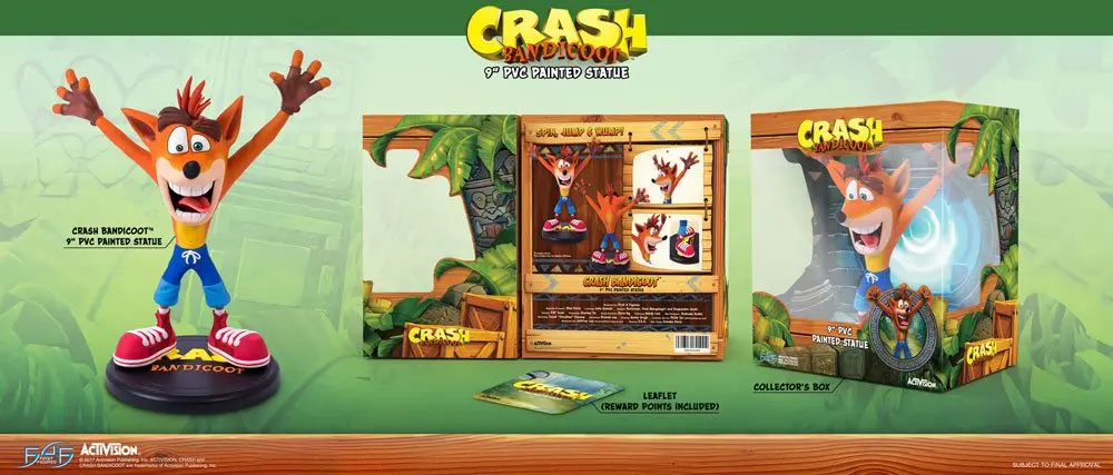 Crash Bandicoot N. Sane Trilogy PVC Statue Crash Bandicoot 23 cm Produktfoto